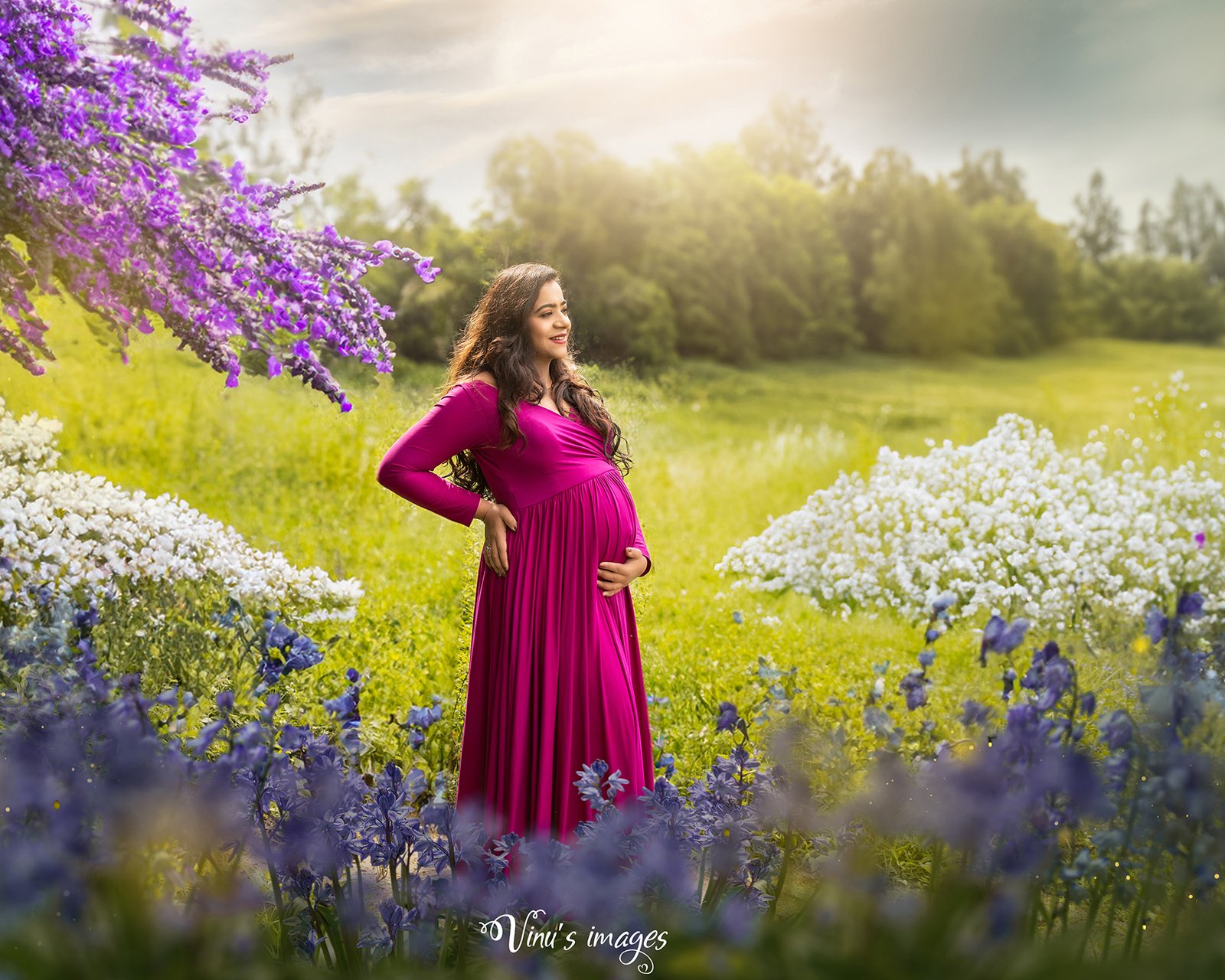 outdoor maternity photoshoot in bangalore at vinusimages