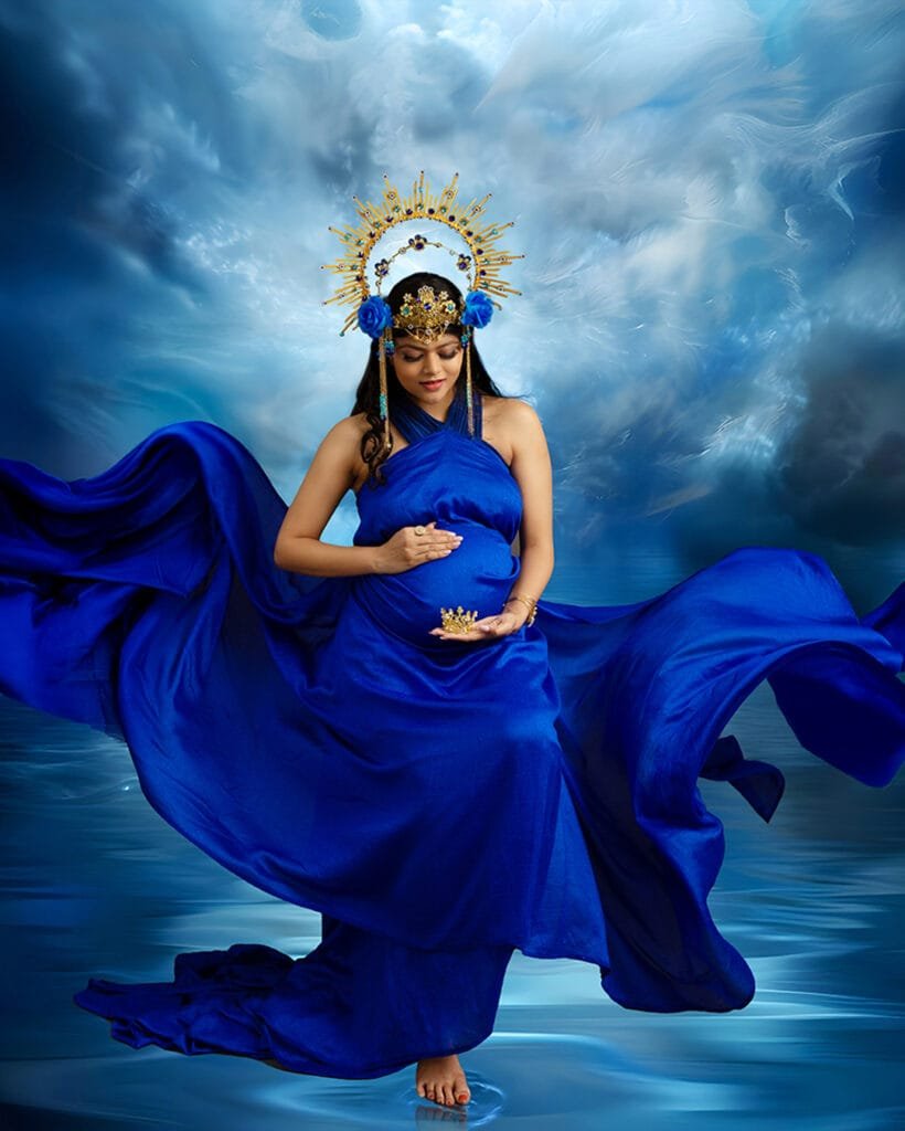 Creative Contemporary Themed Maternity Photoshoot in Bangalore