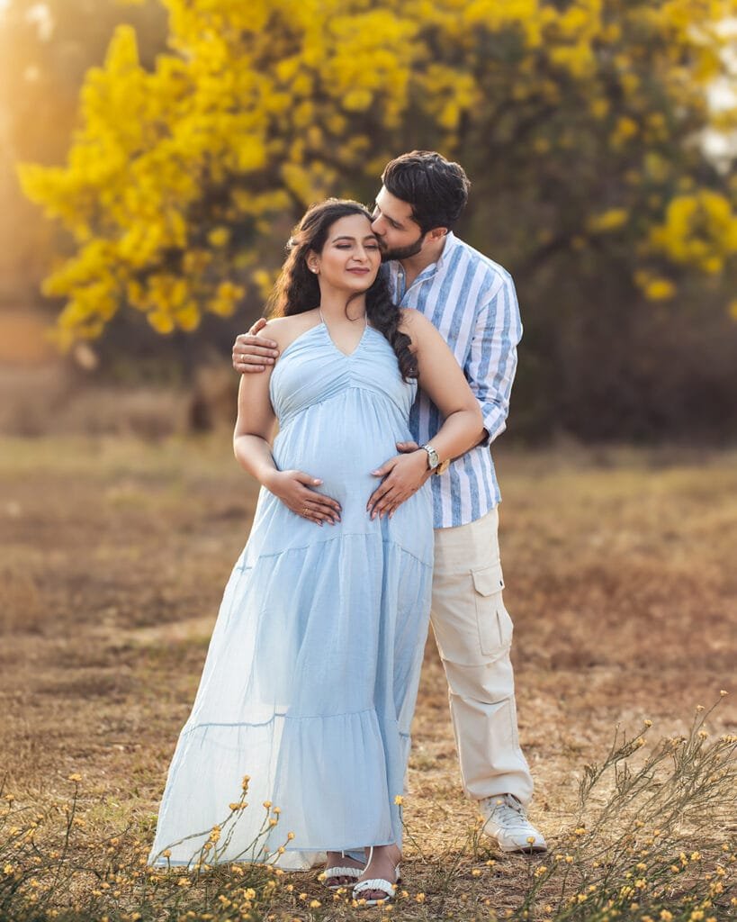 outdoor maternity photoshoot in bangalore