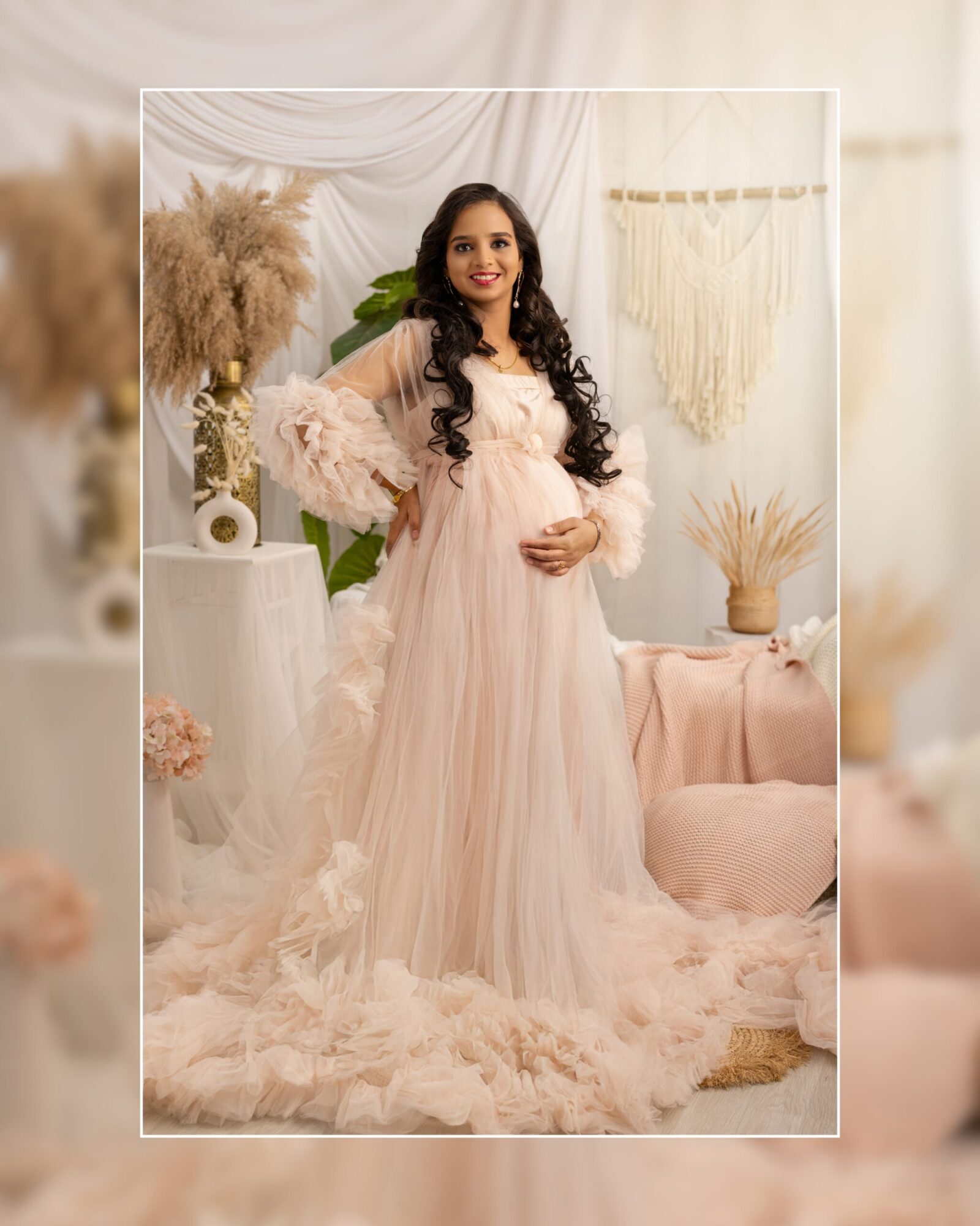 Peach Gown
